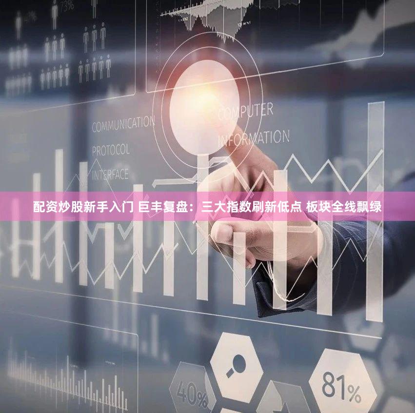 配资炒股新手入门 巨丰复盘：三大指数刷新低点 板块全线飘绿