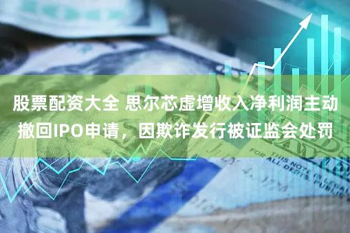 股票配资大全 思尔芯虚增收入净利润主动撤回IPO申请，因欺诈发行被证监会处罚