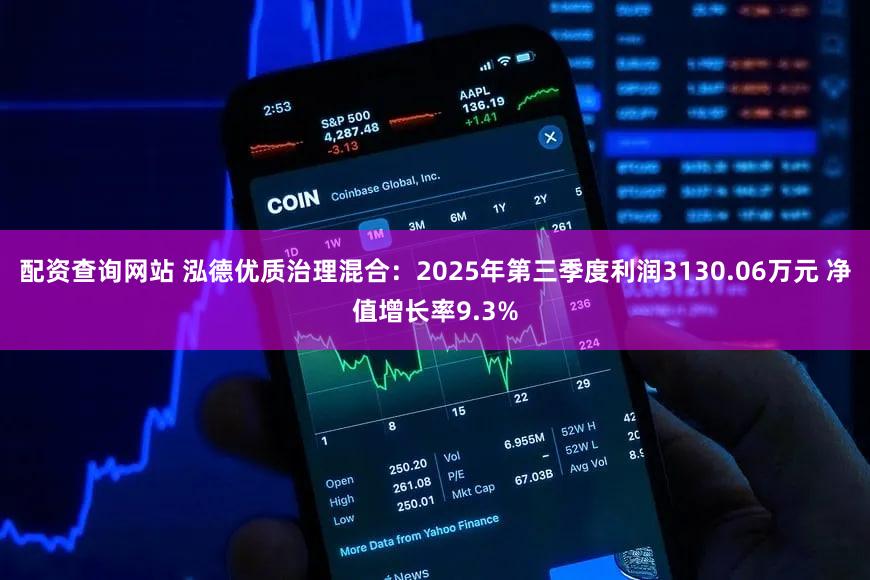 配资查询网站 泓德优质治理混合：2025年第三季度利润3130.06万元 净值增长率9.3%