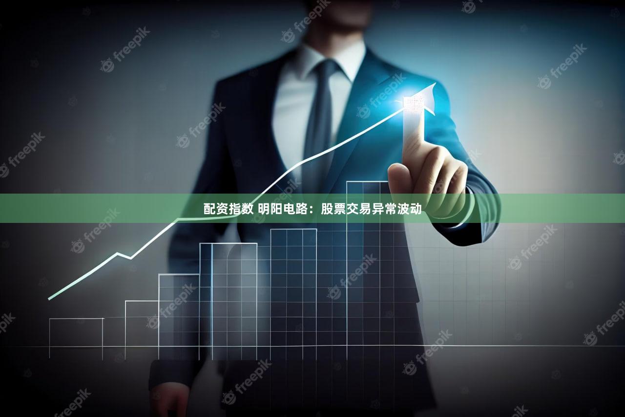 配资指数 明阳电路:股票交易异常波动
