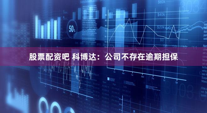 股票配资吧 科博达：公司不存在逾期担保
